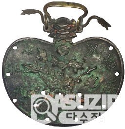 주머니형 열쇠패 - 수복강녕부귀다남, 화초