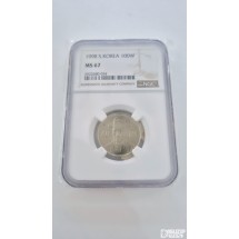 그레이딩 주화: 준특년 1998년 100주 NGC 67등급